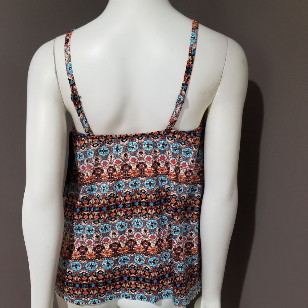 Miraclesuit Nefertiti Keyhole Tankini Top Size 8 - Picture 4 of 10